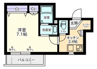 メープルハウス和泉【2階】の間取り