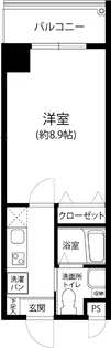 ビエラコート天神東【3階】の間取り