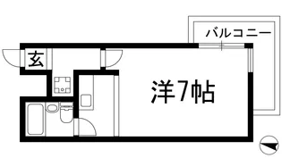 1Kの間取り画像