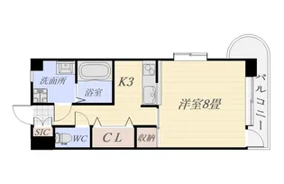シャーロットタウン【6階】の間取り