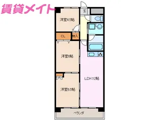 3LDKの間取り画像