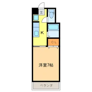 ヌーベルセザール373【2階】の間取り