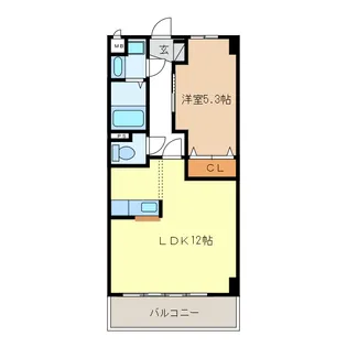 アーバンヒルズ城山【3階】の間取り