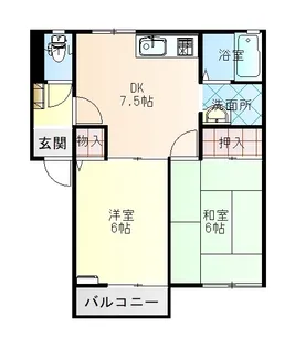 フローラ【2階】の間取り