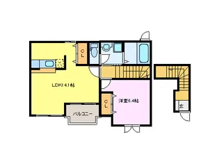 アルカンシェル72【2階】の間取り