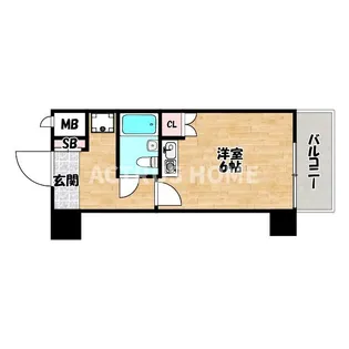 大阪府大阪市阿倍野区松崎町2【マンション】の間取り