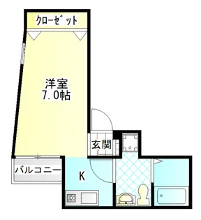 Baan栄【2階】の間取り