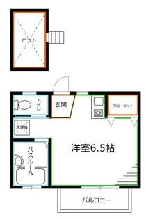 シャレー【2階】の間取り