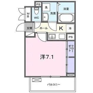 ガーデン・アイリス【2階】の間取り
