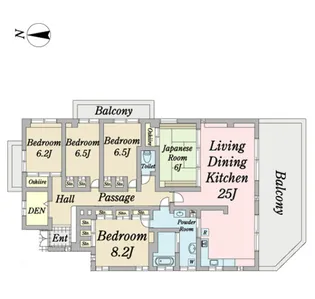 アドバンス【4階】の間取り