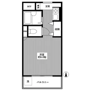 グロワール【3階】の間取り
