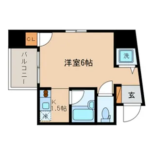 ラビコート【5階】の間取り