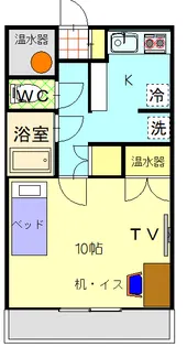 リバーサイド山陽2号館【3階】の間取り