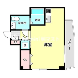 ジュネス海老江【4階】の間取り