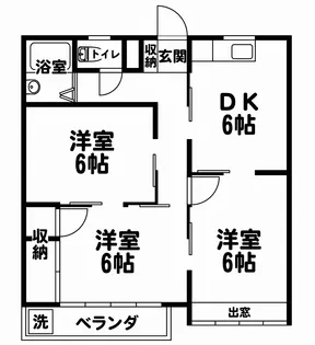 椚田東マンション【2階】の間取り