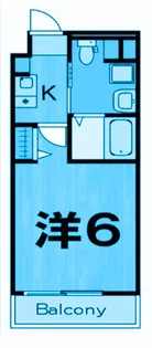 神奈川県横浜市神奈川区西神奈川1【マンション】の間取り