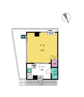 梶原ビル【4階】の間取り