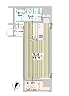 アーバンキューブ九段南【6階】の間取り