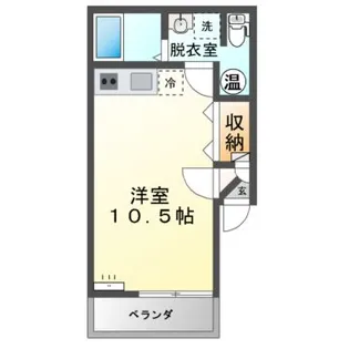 M103【3階】の間取り