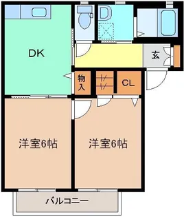 リーベン・ハオス B【2階】の間取り