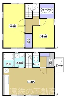 静岡県浜松市中央区鴨江3【一戸建】の間取り