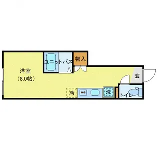 東京都清瀬市野塩2【アパート】の間取り