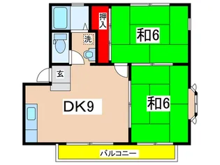 石井ハイツ【2階】の間取り