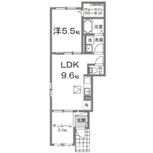 群馬県高崎市浜尻町【アパート】の間取り