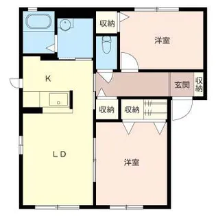 シャーメゾンフジショウ【1階】の間取り