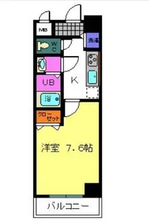 大阪府大阪市西区川口2【マンション】の間取り