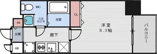 大阪府大阪市都島区片町1【マンション】の間取り