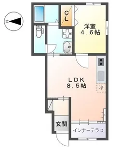 Windy valley【ウィンディ バレー】【1階】の間取り