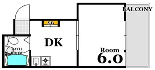 Esperanza竹屋町【4階】の間取り