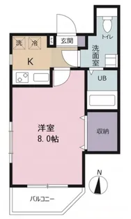 ピアコートTM富士見台弐番館【4階】の間取り