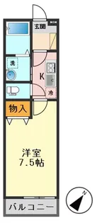 東京都葛飾区青戸2【アパート】の間取り