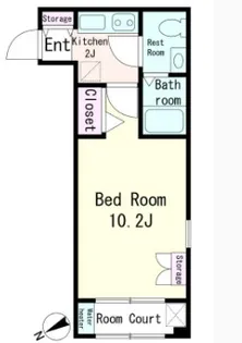 La・plage神宮 ラ・プラージュ神宮【3階】の間取り