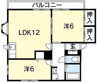 ビレッジ夢【2階】の間取り
