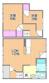 岡山県岡山市南区福富東2【一戸建】の間取り