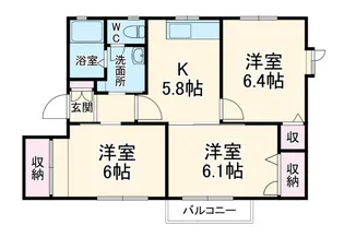 ソレイユ湘南【2階】の間取り