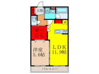 Gran west【1階】の間取り