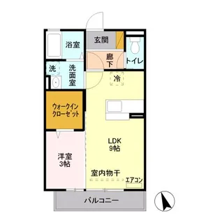 埼玉県戸田市喜沢1【アパート】の間取り