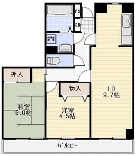 岩立ハイツ【5階】の間取り