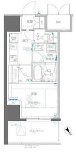 東京都荒川区南千住1【マンション】の間取り