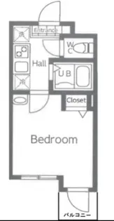 ロワール鶴見花月園前【2階】の間取り