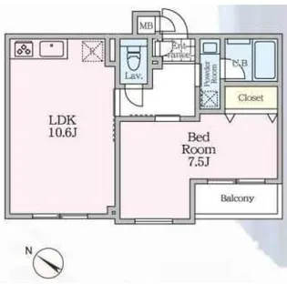 Maison de M HATSUDAI【3階】の間取り
