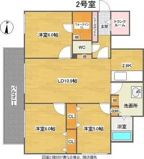 Partire Cent(パルティーレセント)【3階】の間取り