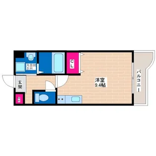 エミネンス平野【4階】の間取り