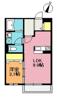 ロイヤルエム【2階】の間取り