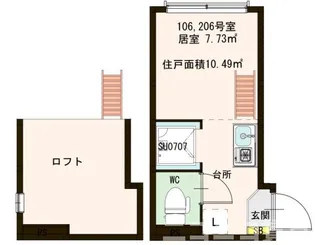 サニーソフィア西荻【1階】の間取り