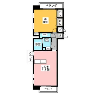原山壱番館【2階】の間取り
